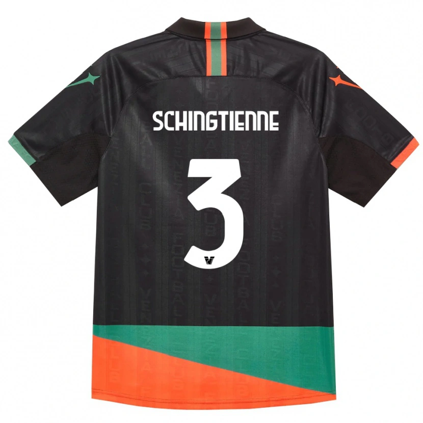 Danxen Kid Joël Schingtienne #3 Black Orange Green Home Jersey 2026/27 T-Shirt