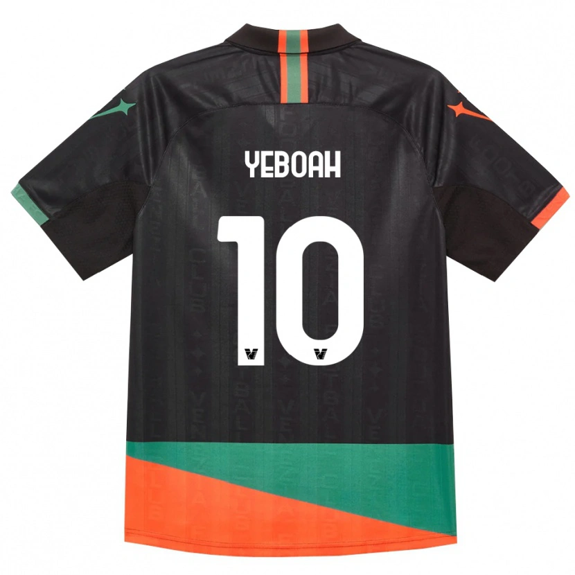 Danxen Kid John Yeboah #10 Black Orange Green Home Jersey 2026/27 T-Shirt
