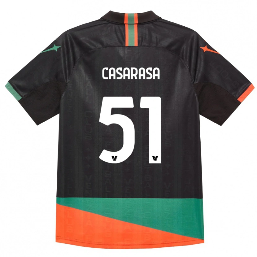 Danxen Kid Asia Casarasa #51 Black Orange Green Home Jersey 2026/27 T-Shirt