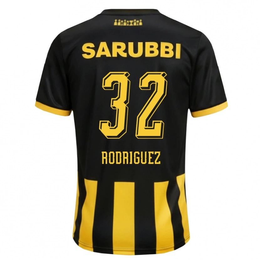 Danxen Kid Randall Rodríguez #32 Black Yellow Home Jersey 2026/27 T-Shirt