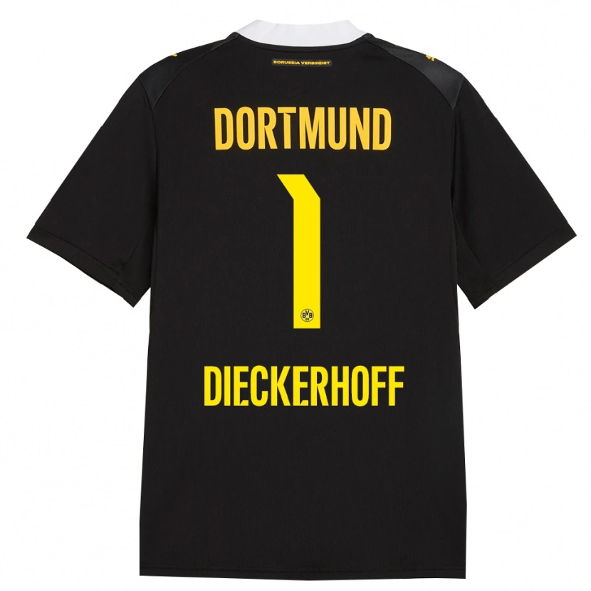 Danxen Kid Max Dieckerhoff #1 Black Red Yellow Away Jersey 2026/27 T-Shirt