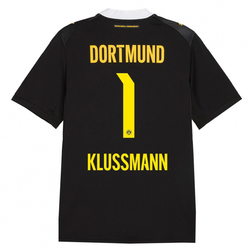Danxen Kid Leon Klußmann #1 Black Red Yellow Away Jersey 2026/27 T-Shirt