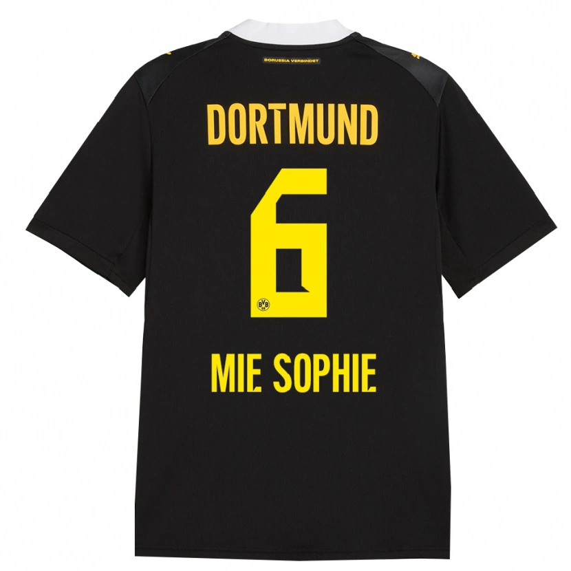 Danxen Kid Sando Mie Sophie #6 Black Red Yellow Away Jersey 2026/27 T-Shirt