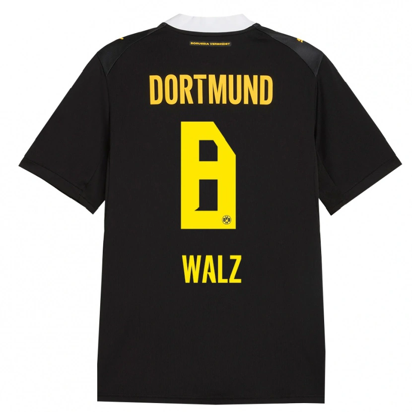 Danxen Kid Vasco Walz #8 Black Red Yellow Away Jersey 2026/27 T-Shirt