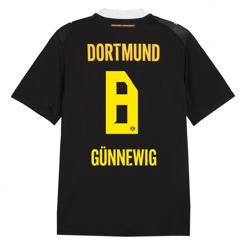 Danxen Kid Noreen Günnewig #8 Black Red Yellow Away Jersey 2026/27 T-Shirt
