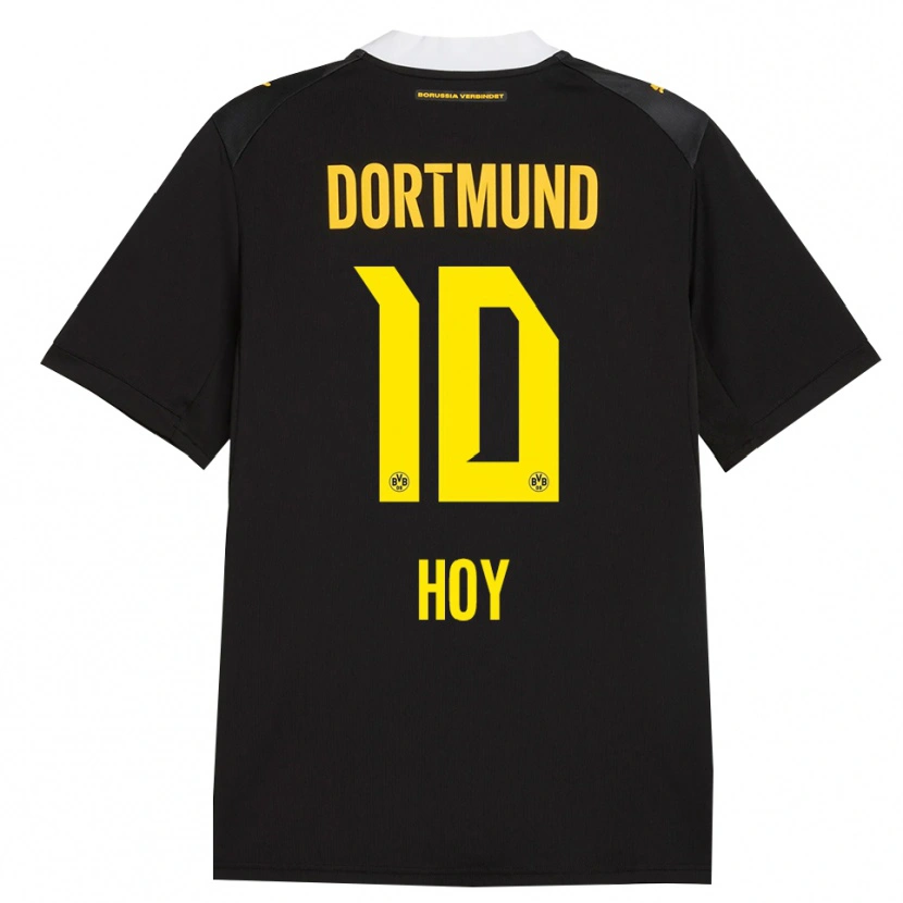 Danxen Kid Justin Hoy #10 Black Red Yellow Away Jersey 2026/27 T-Shirt