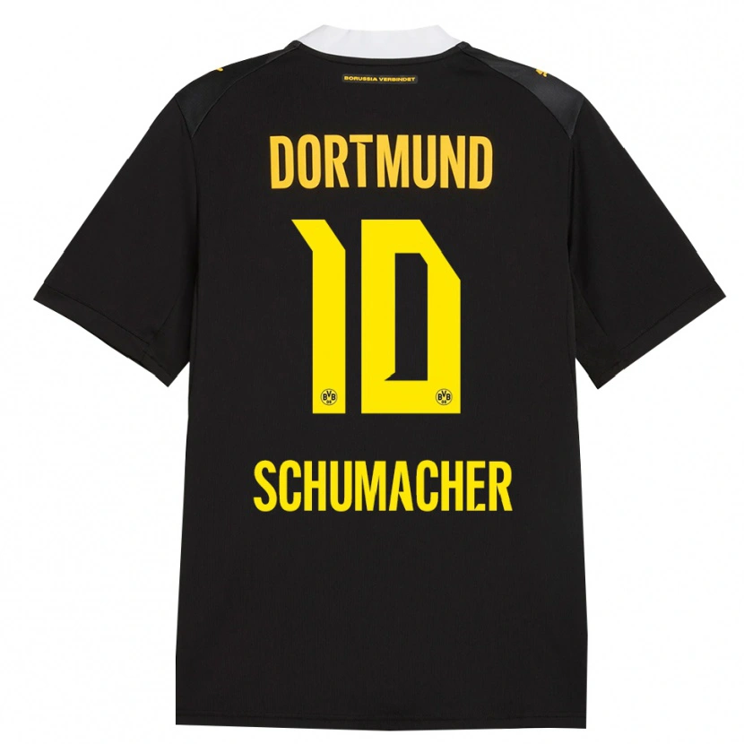 Danxen Kid Rita Schumacher #10 Black Red Yellow Away Jersey 2026/27 T-Shirt