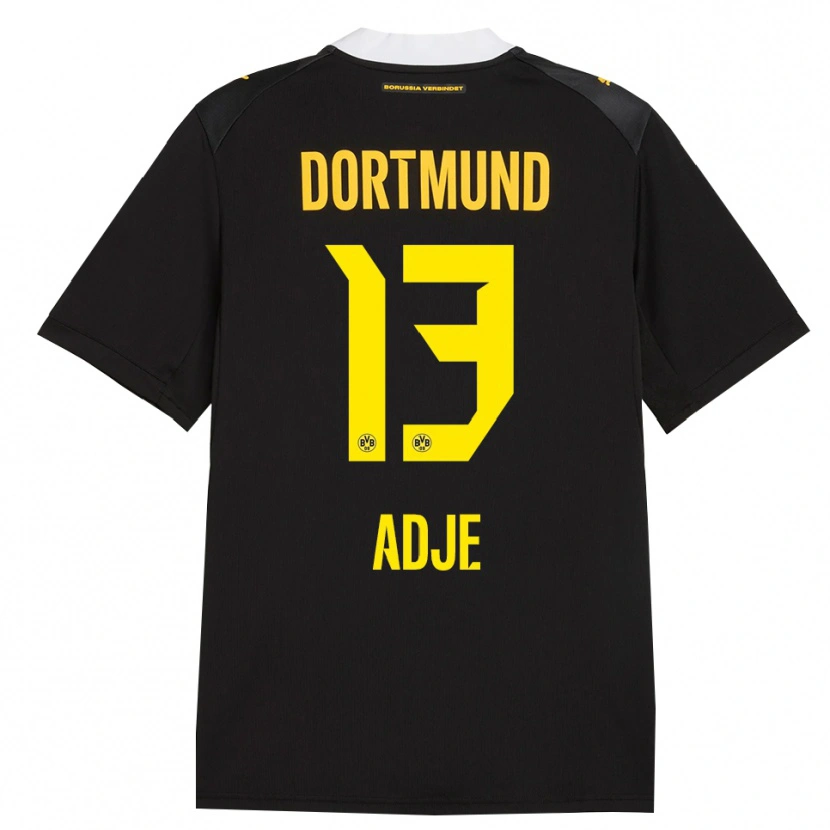 Danxen Kid Miguel Adje #13 Black Red Yellow Away Jersey 2026/27 T-Shirt