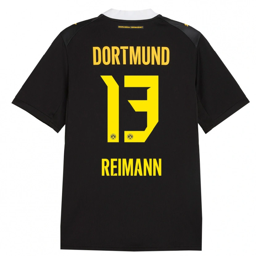Danxen Kid Paula Reimann #13 Black Red Yellow Away Jersey 2026/27 T-Shirt