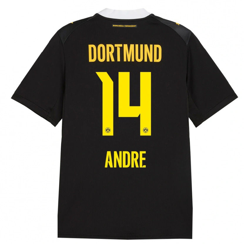 Danxen Kid Fuhr Andre #14 Black Red Yellow Away Jersey 2026/27 T-Shirt