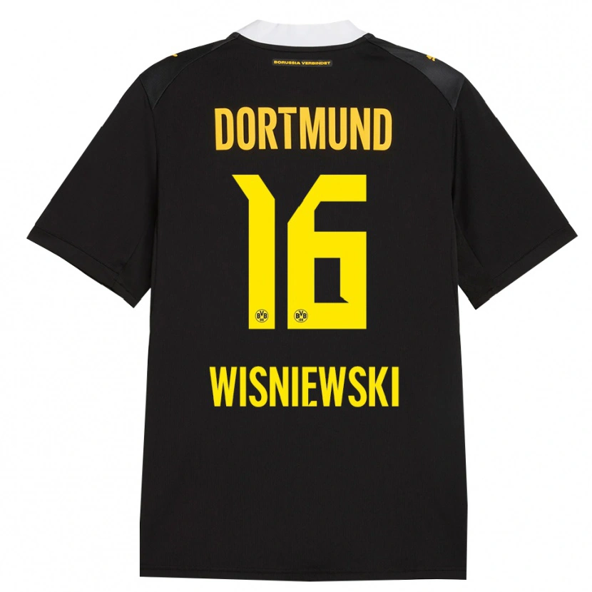 Danxen Kid Lucy Wisniewski #16 Black Red Yellow Away Jersey 2026/27 T-Shirt