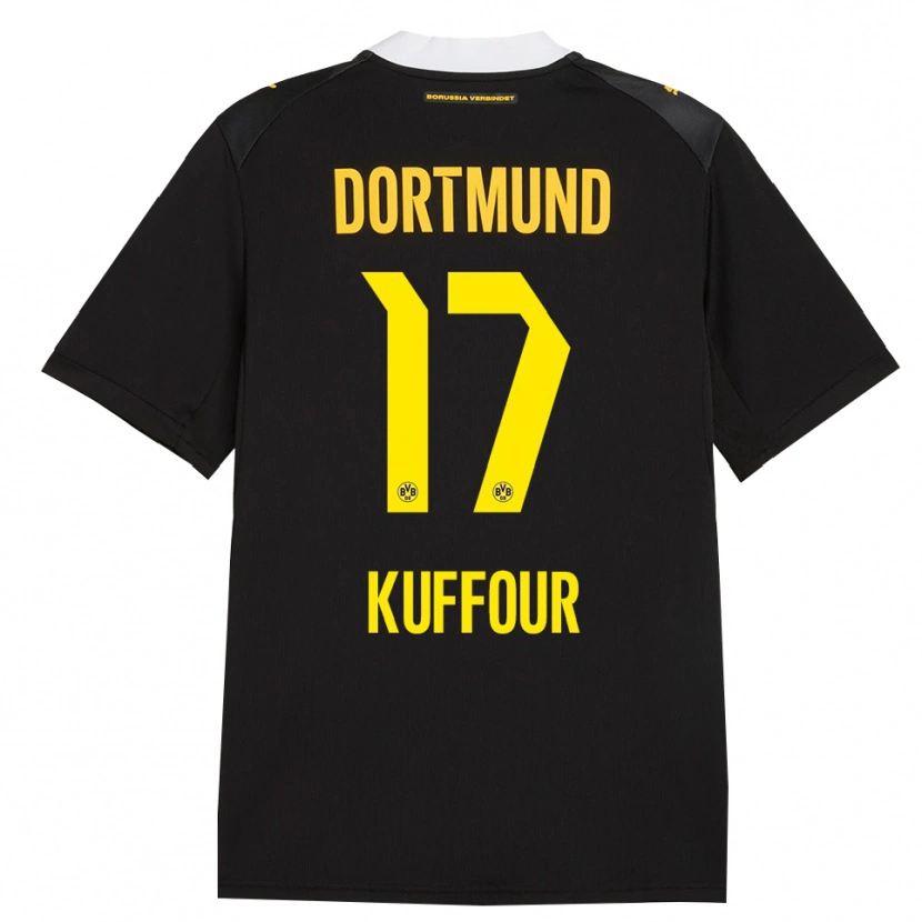 Danxen Kid Lloyd-Addo Kuffour #17 Black Red Yellow Away Jersey 2026/27 T-Shirt