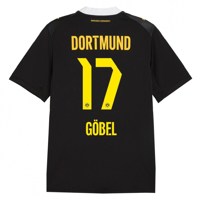 Danxen Kid Patrick Göbel #17 Black Red Yellow Away Jersey 2026/27 T-Shirt