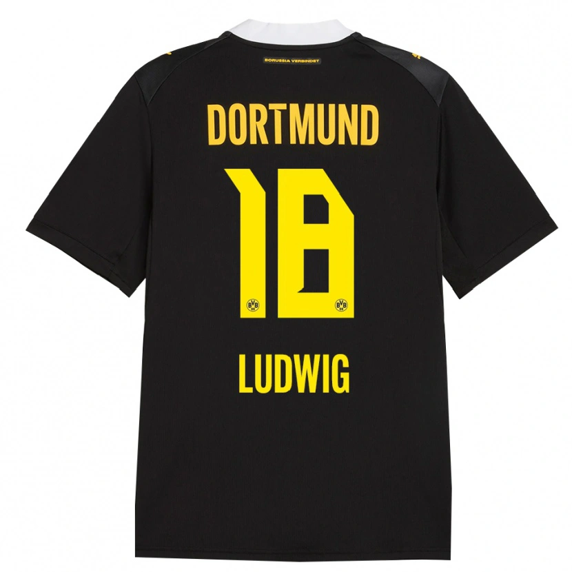 Danxen Kid Michel Ludwig #18 Black Red Yellow Away Jersey 2026/27 T-Shirt