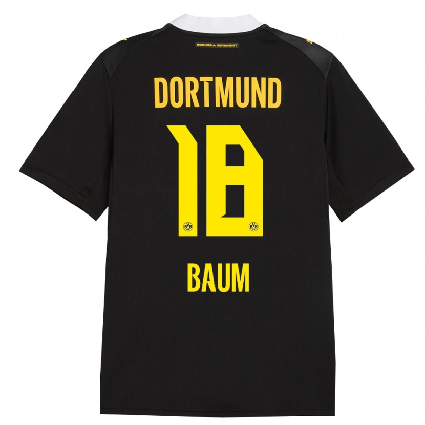 Danxen Kid Celina Baum #18 Black Red Yellow Away Jersey 2026/27 T-Shirt