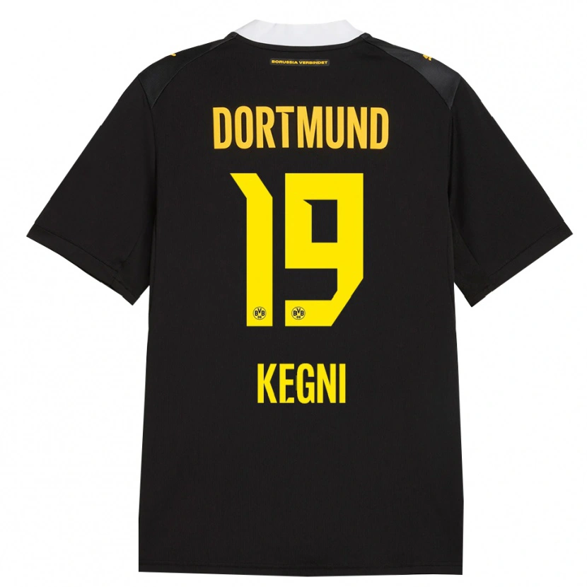 Danxen Kid Pharell Kegni #19 Black Red Yellow Away Jersey 2026/27 T-Shirt