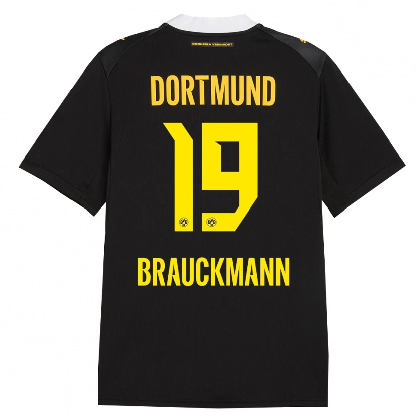 Danxen Kid Mats Brauckmann #19 Black Red Yellow Away Jersey 2026/27 T-Shirt
