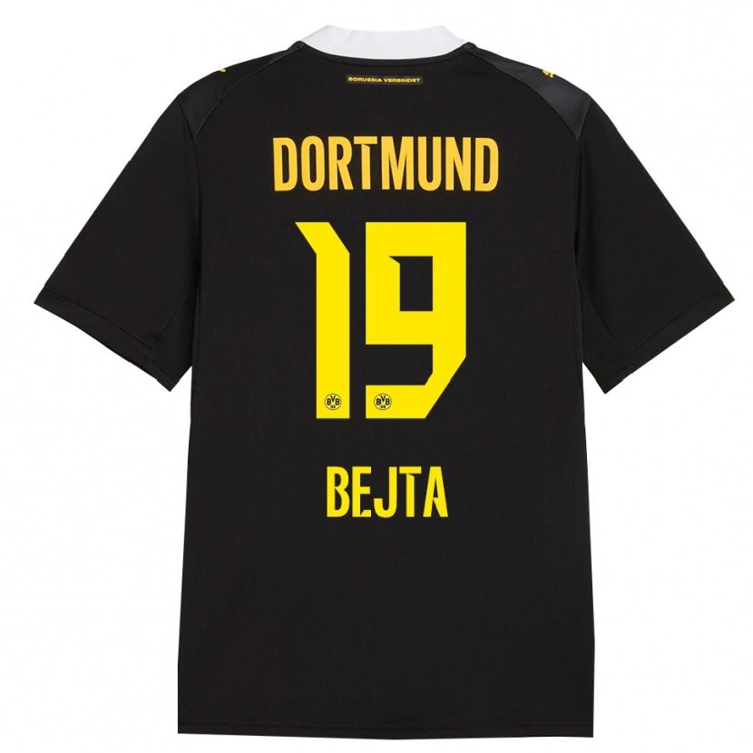 Danxen Kid Adriano Bejta #19 Black Red Yellow Away Jersey 2026/27 T-Shirt