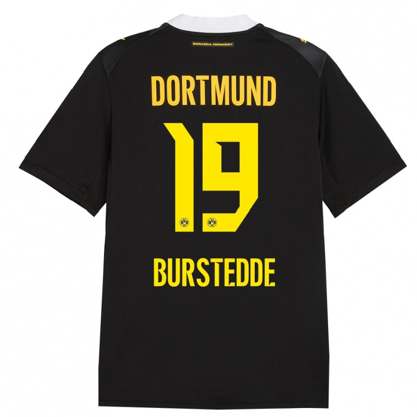 Danxen Kid Joshua Burstedde #19 Black Red Yellow Away Jersey 2026/27 T-Shirt