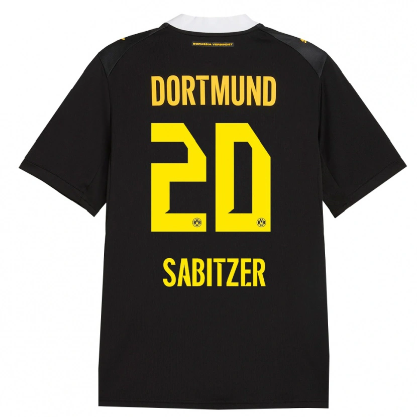 Danxen Kid Marcel Sabitzer #20 Black Red Yellow Away Jersey 2026/27 T-Shirt