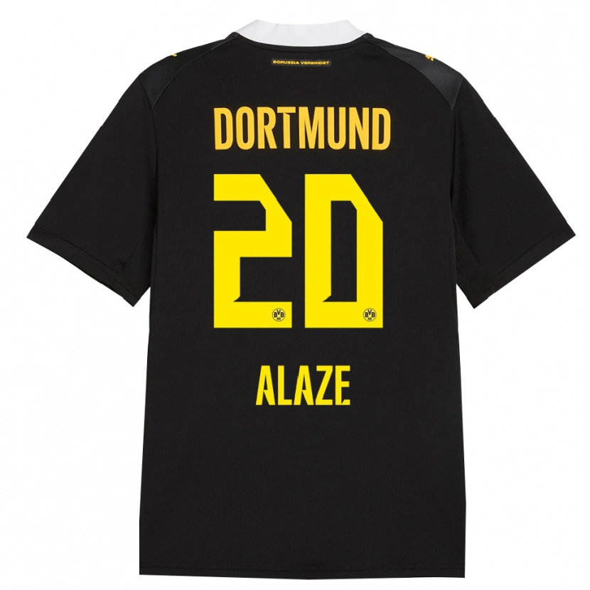 Danxen Kid Luis Alaze #20 Black Red Yellow Away Jersey 2026/27 T-Shirt