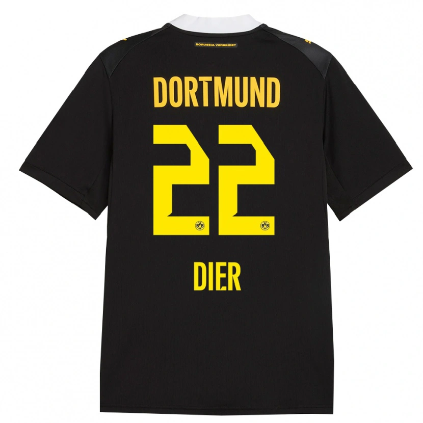 Danxen Kid Henrik Dier #22 Black Red Yellow Away Jersey 2026/27 T-Shirt