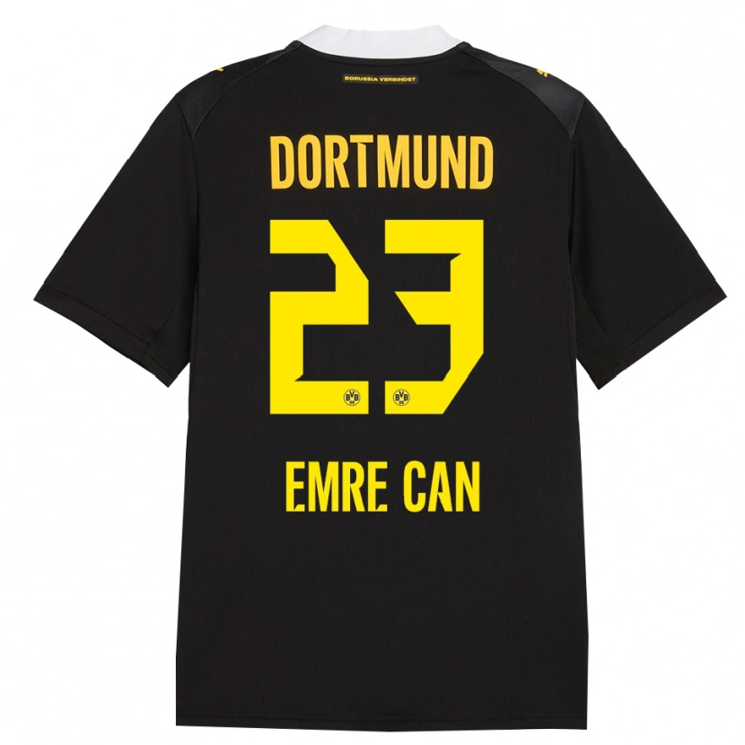 Danxen Kid Emre Can #23 Black Red Yellow Away Jersey 2026/27 T-Shirt