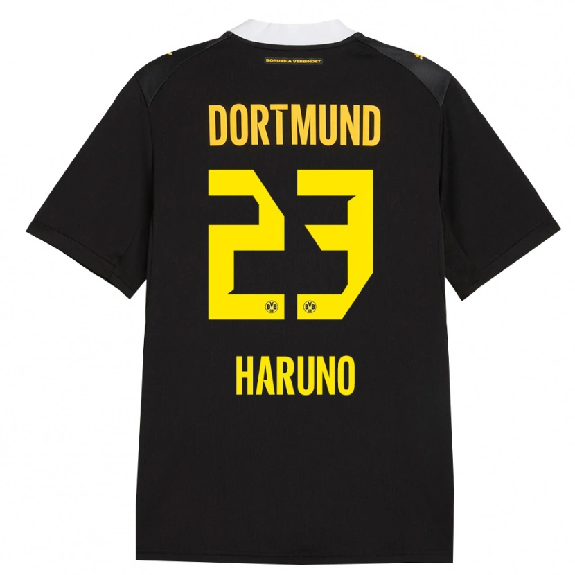 Danxen Kid Sasaki Haruno #23 Black Red Yellow Away Jersey 2026/27 T-Shirt