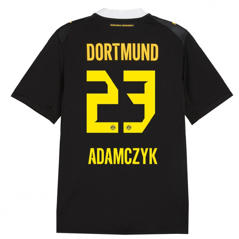 Danxen Kid Nico Adamczyk #23 Black Red Yellow Away Jersey 2026/27 T-Shirt