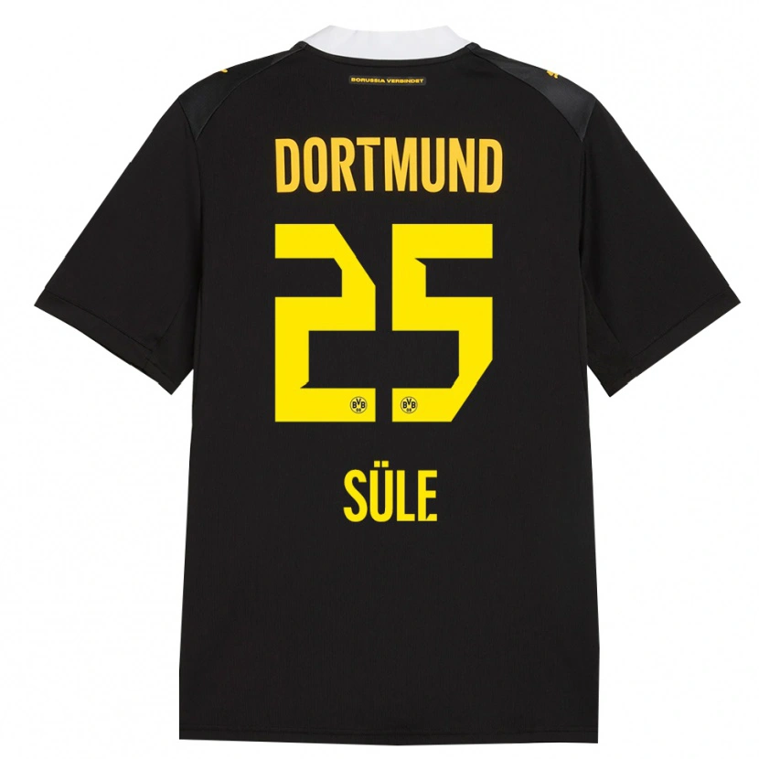 Danxen Kid Niklas Süle #25 Black Red Yellow Away Jersey 2026/27 T-Shirt
