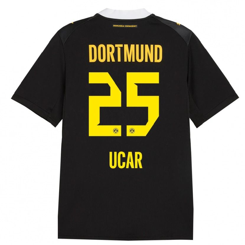 Danxen Kid Leys Ucar #25 Black Red Yellow Away Jersey 2026/27 T-Shirt