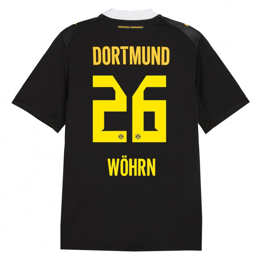 Danxen Kid Yasu Wöhrn #26 Black Red Yellow Away Jersey 2026/27 T-Shirt