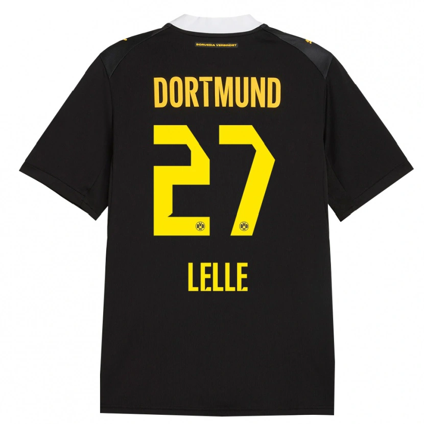 Danxen Kid David Lelle #27 Black Red Yellow Away Jersey 2026/27 T-Shirt