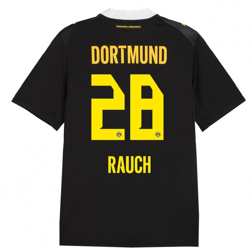 Danxen Kid Julius Fynn Rauch #28 Black Red Yellow Away Jersey 2026/27 T-Shirt