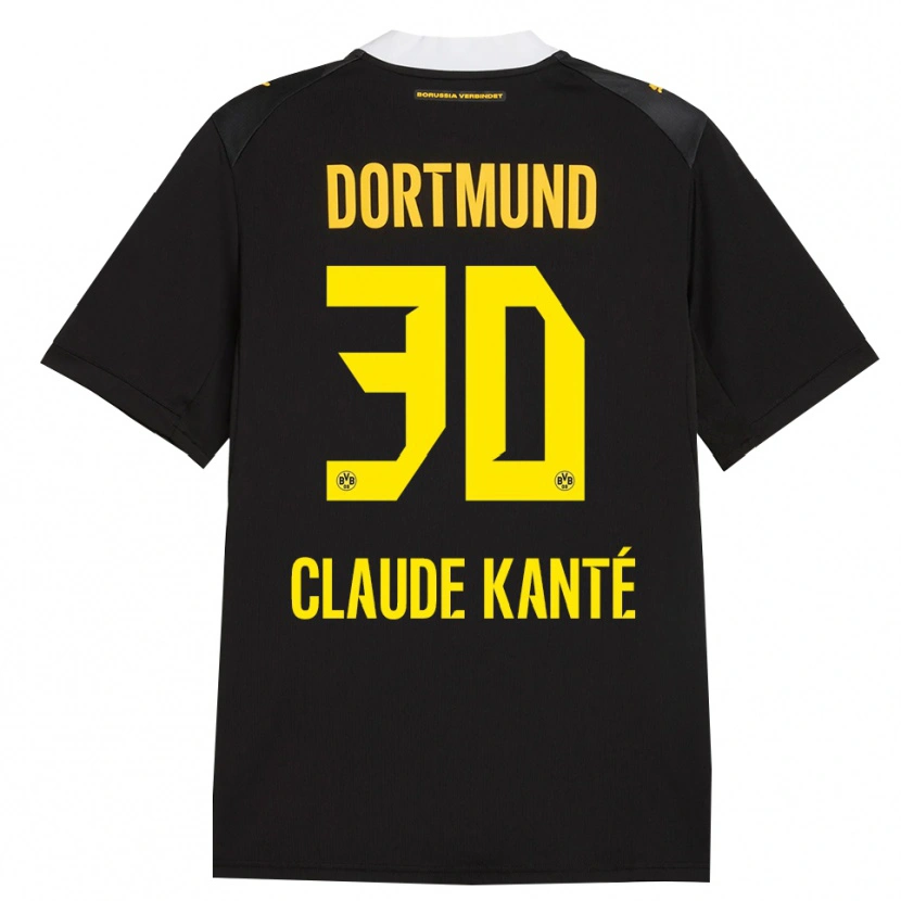Danxen Kid Liam Claude Kanté #30 Black Red Yellow Away Jersey 2026/27 T-Shirt