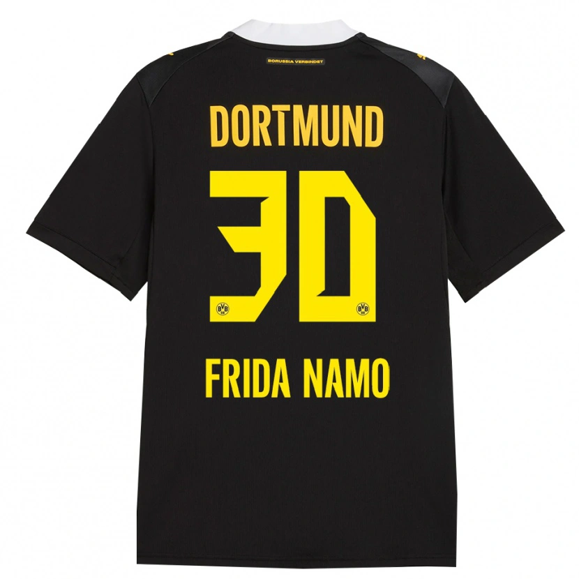 Danxen Kid Ronning Frida Namo #30 Black Red Yellow Away Jersey 2026/27 T-Shirt