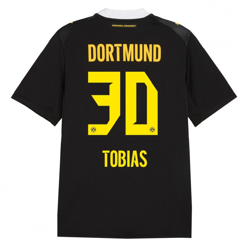 Danxen Kid Vogt Tobias #30 Black Red Yellow Away Jersey 2026/27 T-Shirt