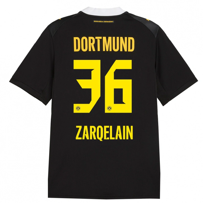 Danxen Kid Fadi Zarqelain #36 Black Red Yellow Away Jersey 2026/27 T-Shirt