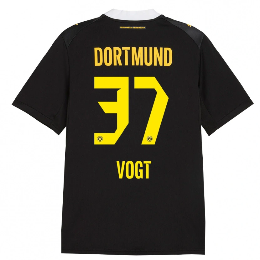 Danxen Kid Levin Vogt #37 Black Red Yellow Away Jersey 2026/27 T-Shirt