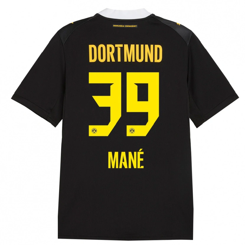 Danxen Kid Filippo Mane #39 Black Red Yellow Away Jersey 2026/27 T-Shirt