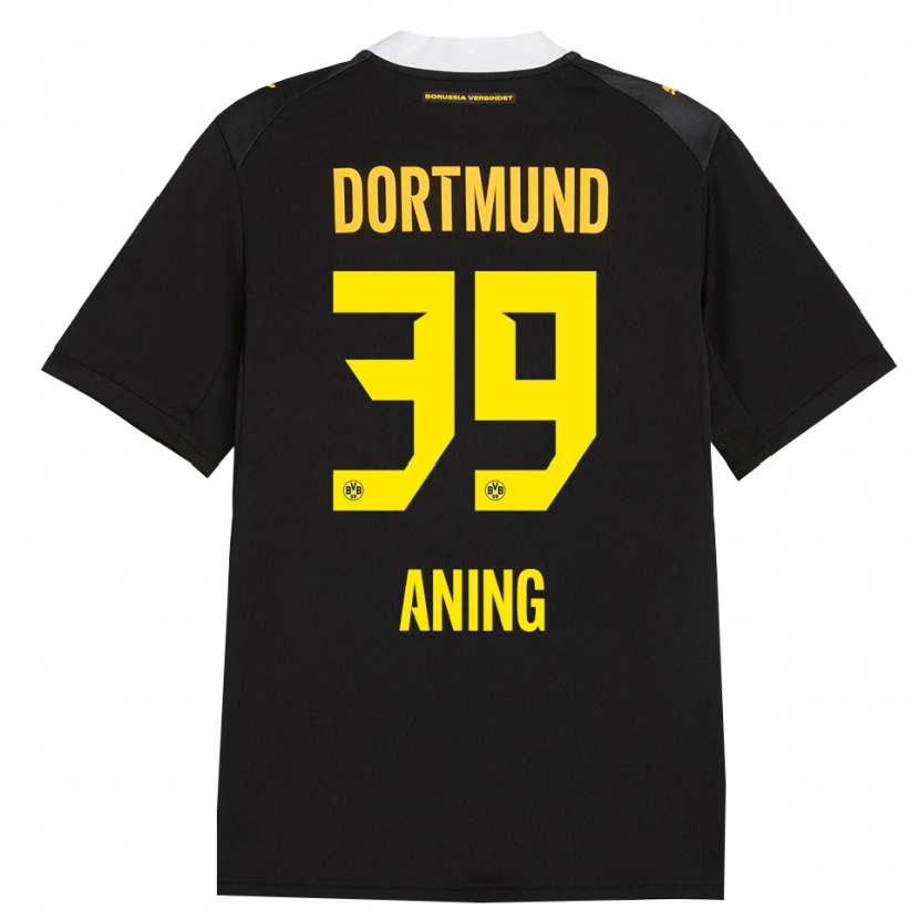 Danxen Kid Prince Aning #39 Black Red Yellow Away Jersey 2026/27 T-Shirt