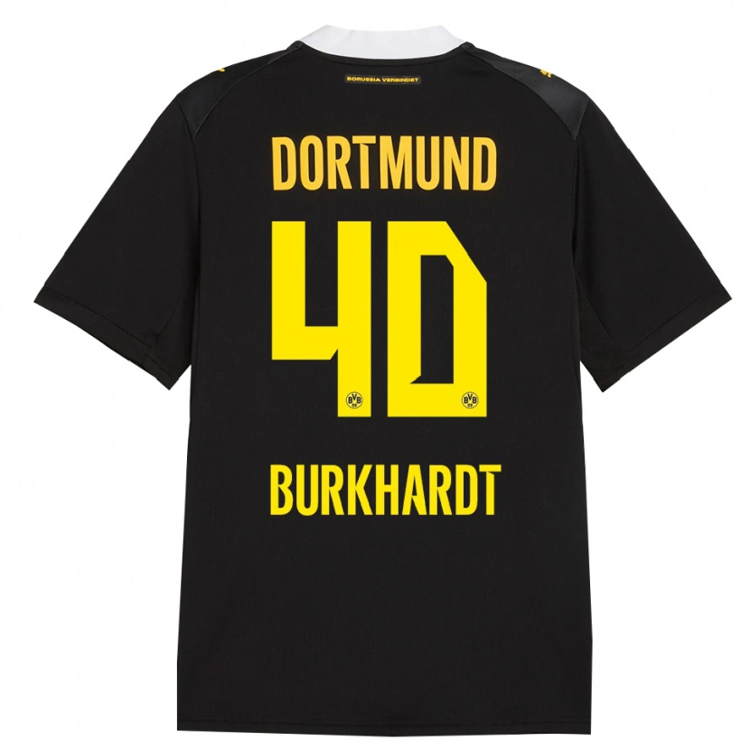 Danxen Kid Till Burkhardt #40 Black Red Yellow Away Jersey 2026/27 T-Shirt