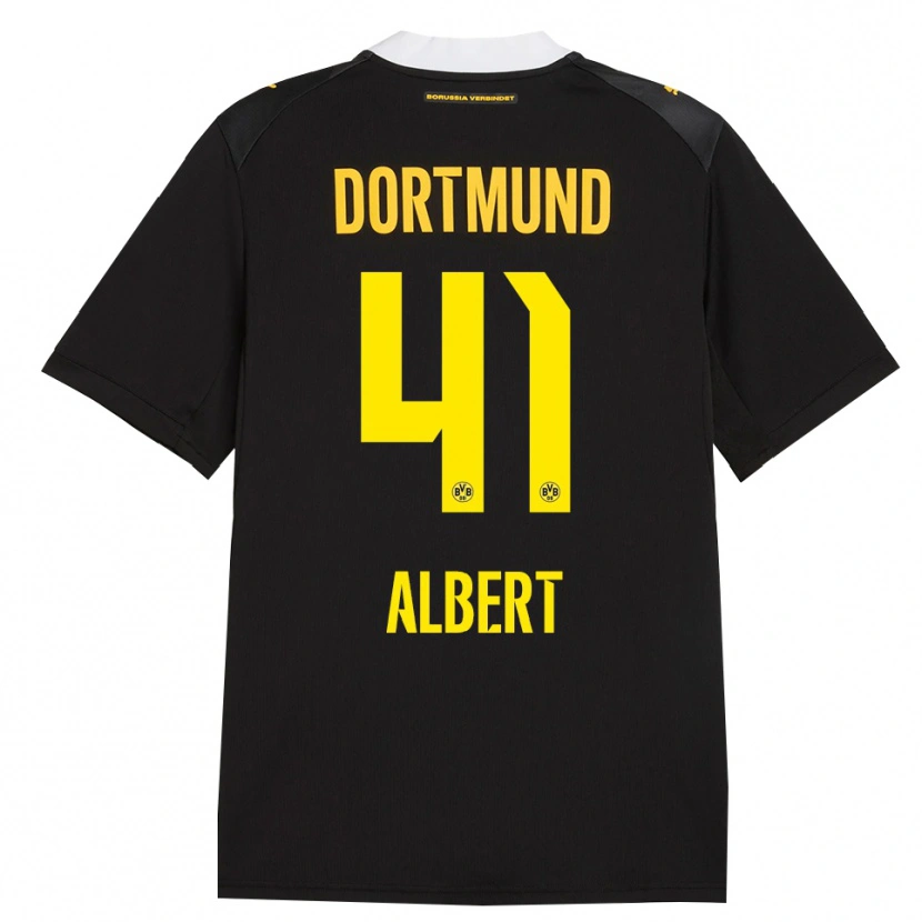 Danxen Kid Mathis Albert #41 Black Red Yellow Away Jersey 2026/27 T-Shirt