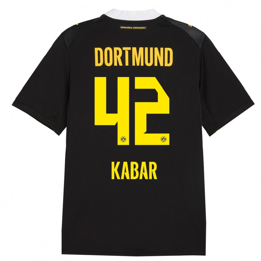 Danxen Kid Almugera Kabar #42 Black Red Yellow Away Jersey 2026/27 T-Shirt