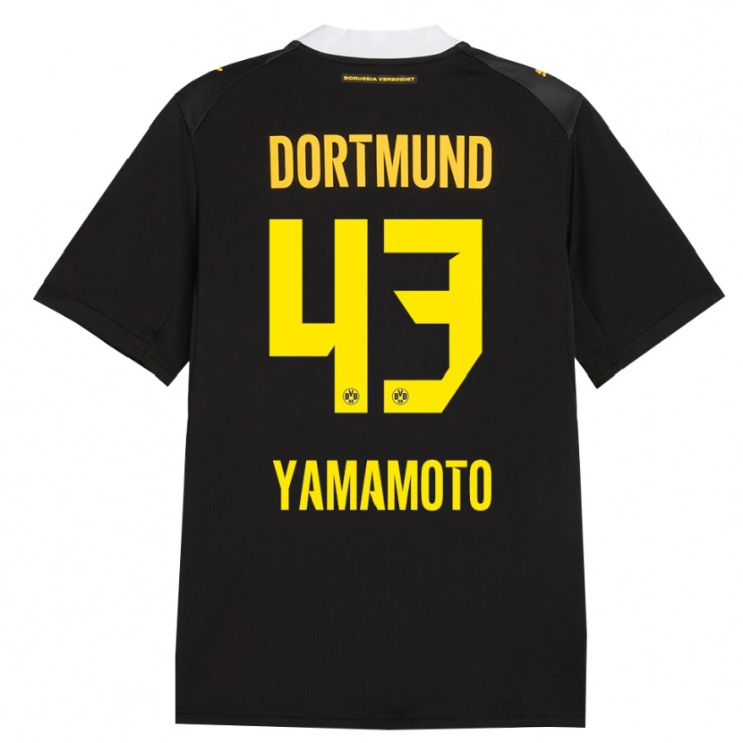 Danxen Kid Takato Yamamoto #43 Black Red Yellow Away Jersey 2026/27 T-Shirt