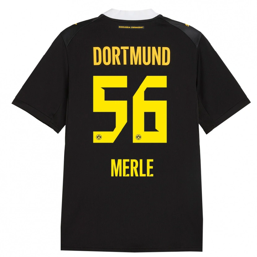 Danxen Kid Albers Merle #56 Black Red Yellow Away Jersey 2026/27 T-Shirt
