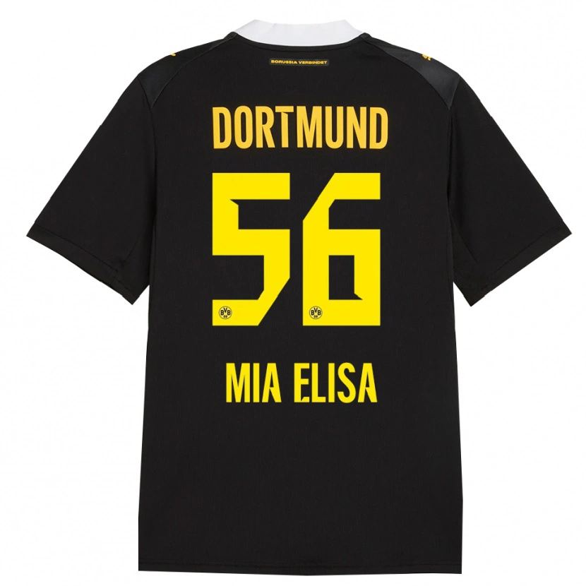 Danxen Kid Bomnuter Mia Elisa #56 Black Red Yellow Away Jersey 2026/27 T-Shirt