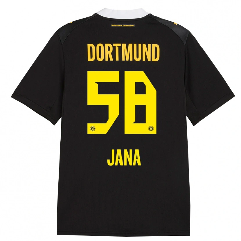 Danxen Kid Nordberg Jana #58 Black Red Yellow Away Jersey 2026/27 T-Shirt
