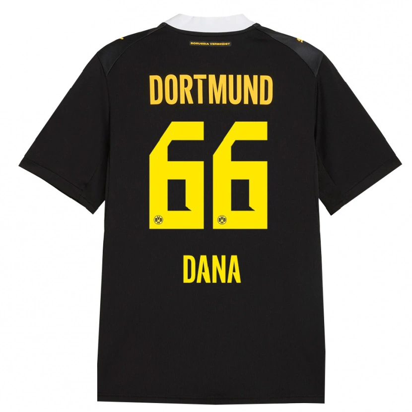 Danxen Kid Bleckmann Dana #66 Black Red Yellow Away Jersey 2026/27 T-Shirt