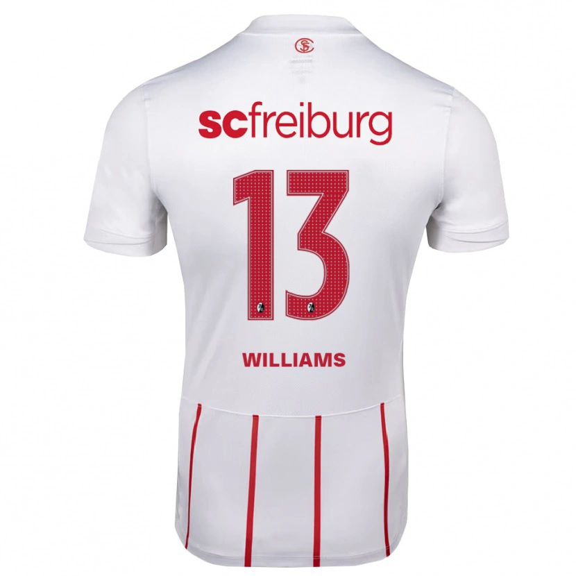 Danxen Kid Daniel Williams #13 White Red Yellow Away Jersey 2026/27 T-Shirt